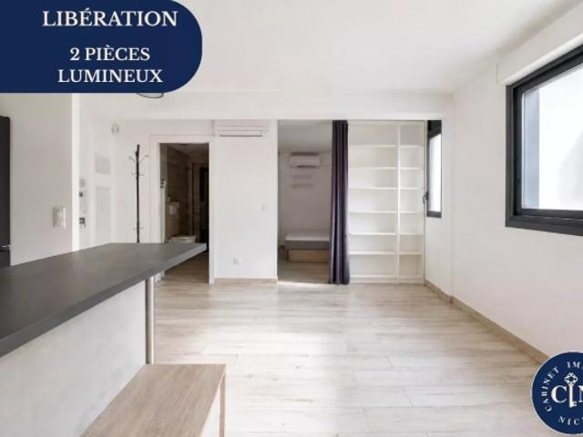 2 pièces 42 m² Calme et moderne Libération
