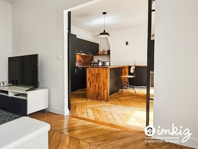 2 pièces, 46m2 charme de l'ancien refait à neuf
