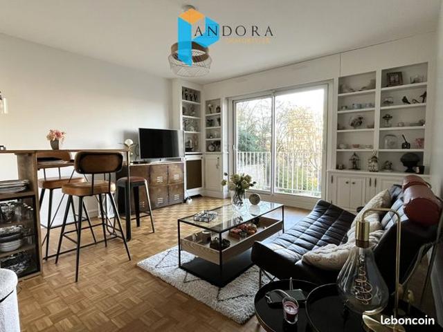 2 pièces 49 m² + balcon, cave et parking