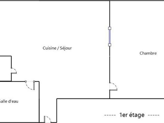 2 pièces 37 m2 Au pied de la GARE RER Avenue Gabriel P
