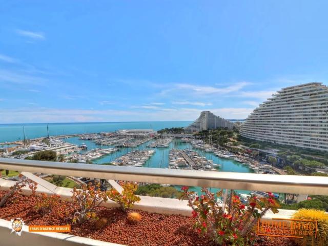 2 pièces vue mer à Marina Baie des Anges