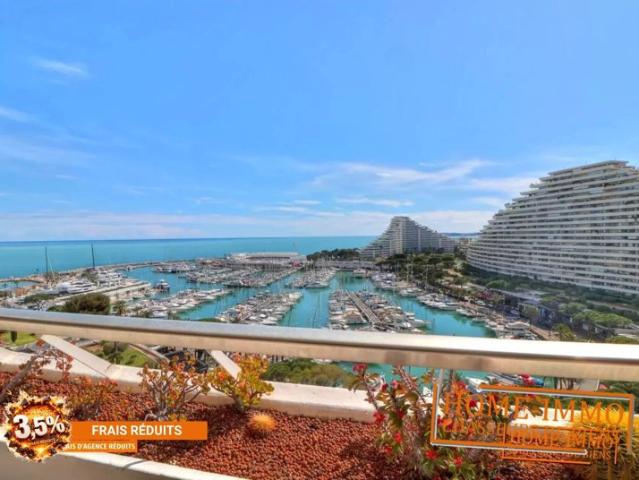2 pièces vue mer à Marina Baie des Anges
