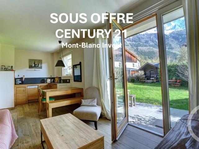 2 Pièces avec jardin et mazot L'appartement Exceptionnel app. 37m² Chamonix Mont Blanc