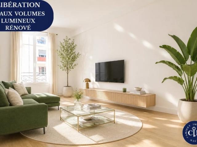2 Pièces – Beaux volumes – Libération / Gare du Sud