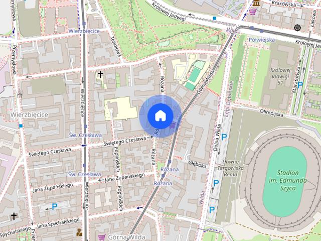 2 pok. mieszkanie, blisko Stary Browar, Centrum