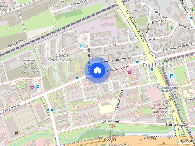 2 pok, Pachońskiego 7, garaż, balkon || od zaraz