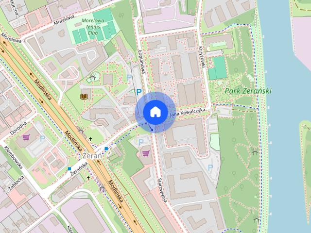2 pokoje | 49 m² | Balkon | Garaż | Kom. lok. | Przy Parku Żerańskim