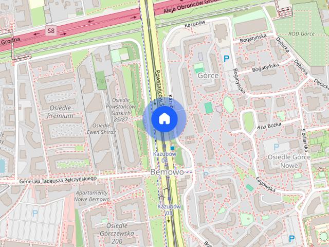 2 pokoje 57 m² bezpośrednio Metro Bemowo