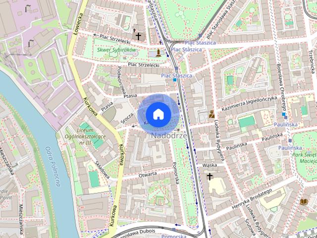 2 pokoje w centrum | ok. ul. Pomorskiej | Rozkład | balkon | nowe bud