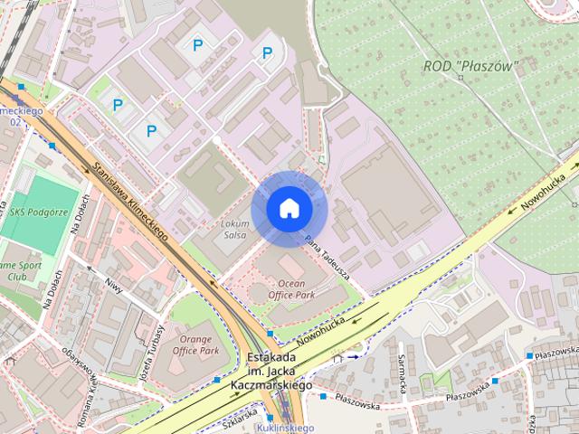 2 pokoje z miejscem parkingowym na Zabłociu