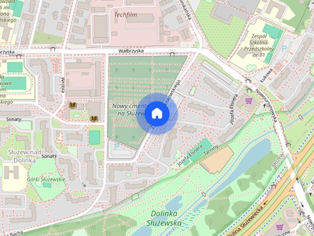 2 pokoje z balkonem, panoramicznym widokiem, po remoncie. Metro Służew