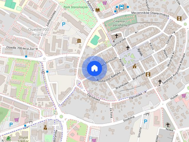 2 pokoje | centrum Żor | widna kuchnia | parking | bez prowizji