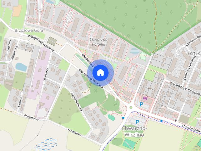2 pokoje Chwarzno Polanki hala komórka balkon