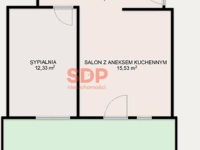 2 pokoje na spokojnym osiedlu | taras 20 m2 | Oporów