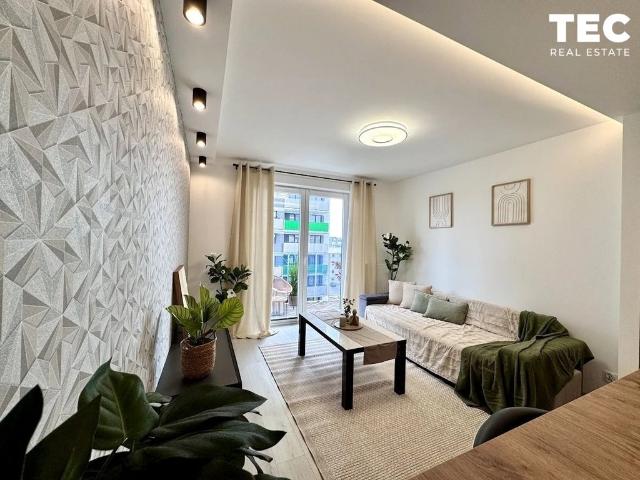 2 pokojowe mieszkanie 38 m2 z balkonem, wysoki standard