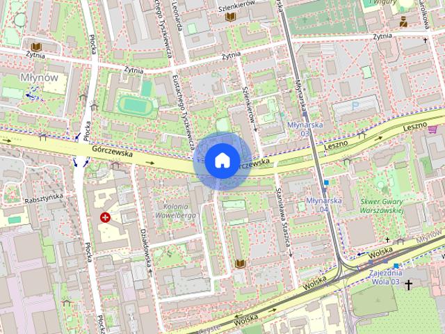 2 pokojowe mieszkanie na Woli – Kolonia Wawelberga, metro Młynów