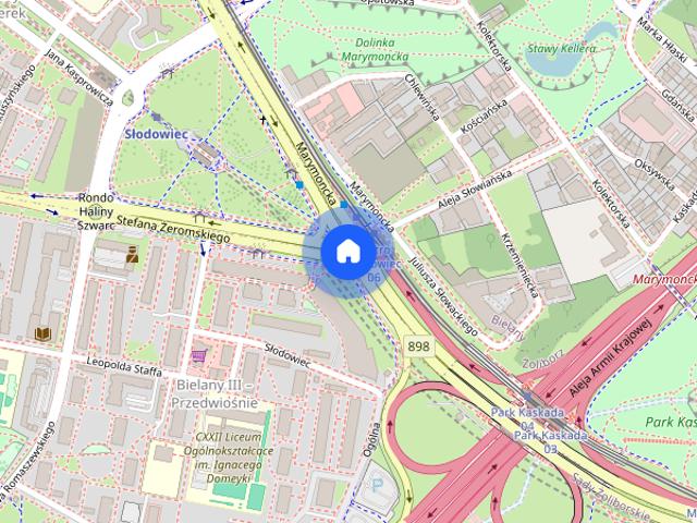 2 pokojowe mieszkanie, SŁODOWIEC CITY, przy metrze