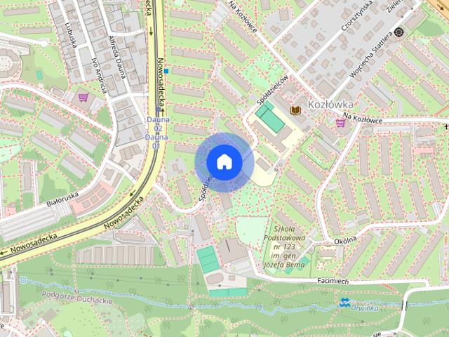 2 pokojowe mieszkanie, ul. Spółdzielców