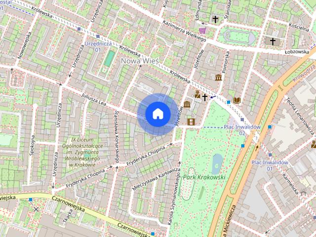 2 pokojowe okol Plac Inwalidów
