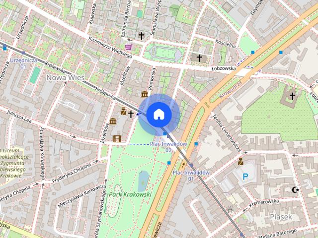 2 pokojowe okol Plac Inwalidów