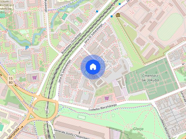 2 pokojowe, Komfortowe w Centrum, Słoneczne Tarasy z balkonem