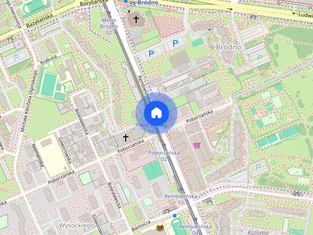 2 pokojowe 44m2 / Targówek ul. Rembielińska / Metro Bródno / z Garażem
