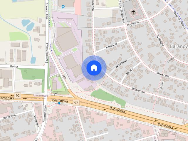 2 pokojowe 54m, Baranowo, duży balkon, pełne wyposażenie