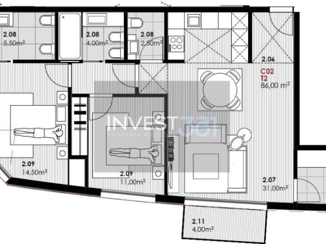2 quarto, Vila Nova de Gaia Porto LS101690799