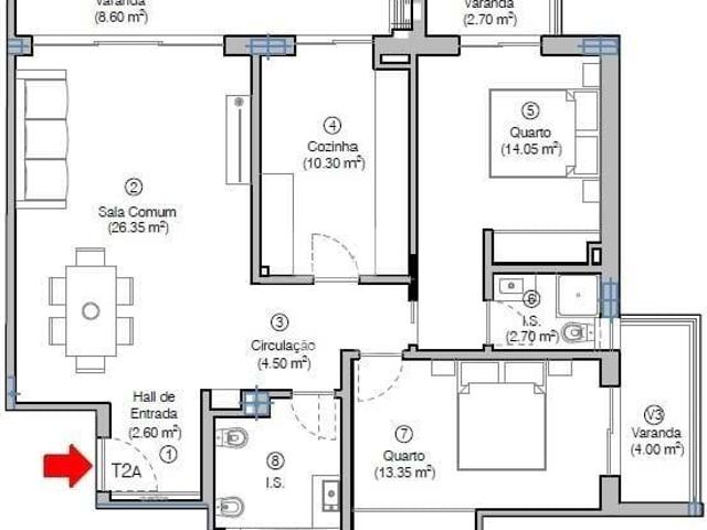 2 quarto, Figueira da Foz Coimbra 95597750