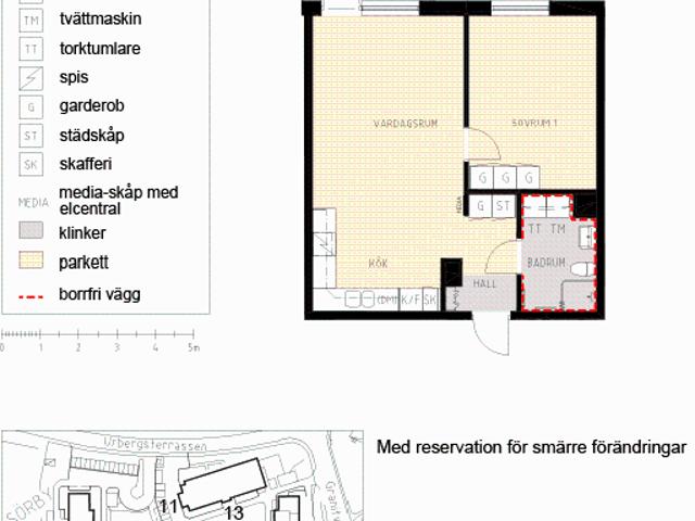 2 rum och kök i Sörby 56 m² 8 089 kr