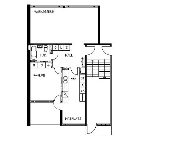 2 rum och kök 66 m² 8 127 kr