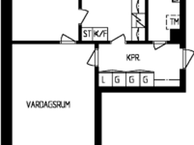 2 rums hus i KARLSTAD 57 m² 6 086 kr