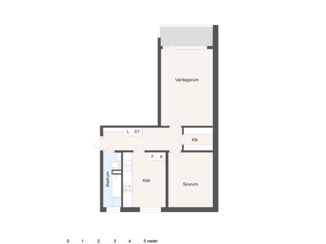 2 rums hus i SÄTER 63 m² 6 380 kr