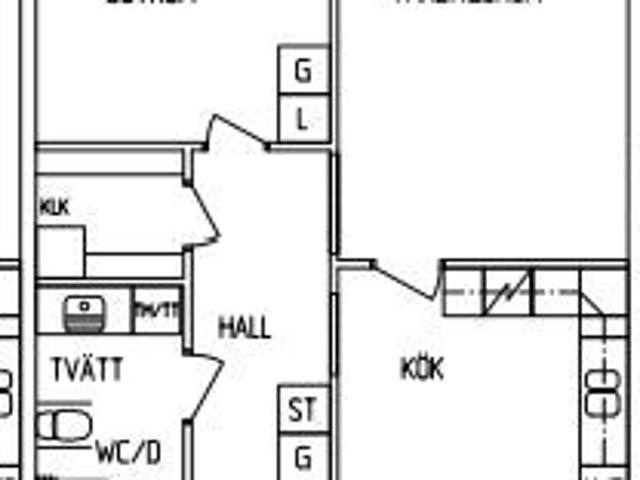 2 rums hus i SVARTÅ 64 m² 7 459 kr
