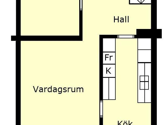 2 rums lägenhet i Trelleborg 60 m² 9 758 kr