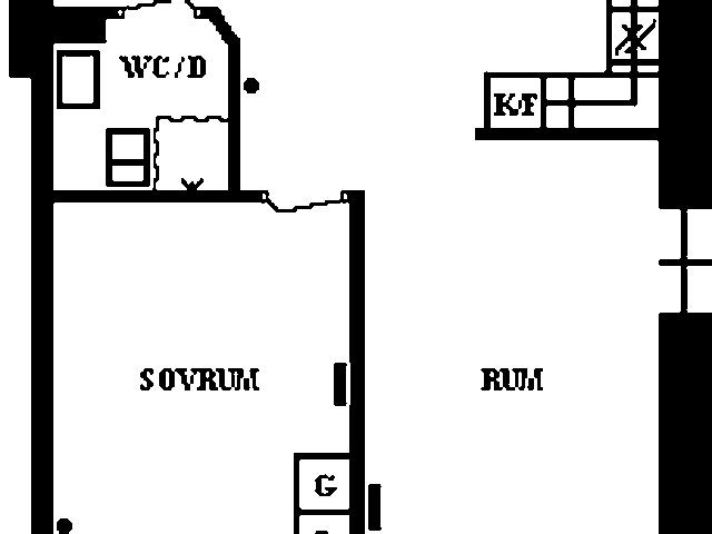 2 rums lägenhet i Umeå 54 m² 6 416 kr