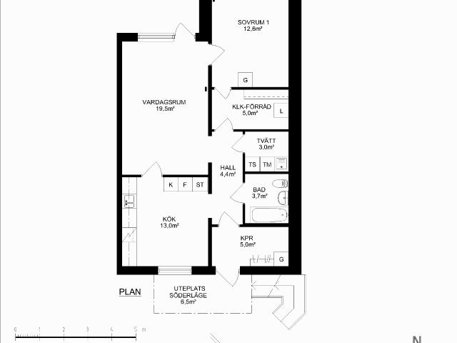 2 rums lägenhet i Umeå 67 m² 7 623 kr