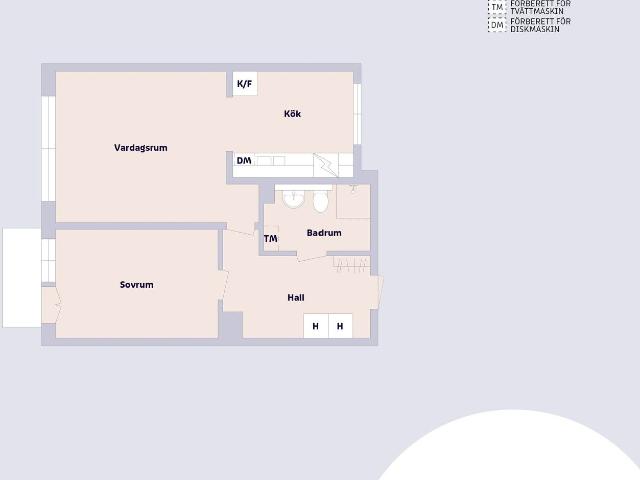 2 rums lägenhet i Uppsala 52 m² 9 297 kr