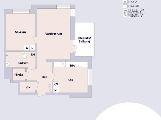 2 rums lägenhet i Uppsala 64 m² 9 633 kr