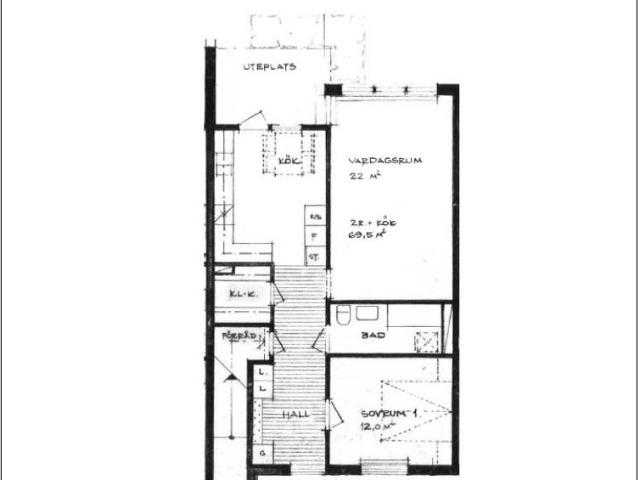 2 rums lägenhet i Vårgårda 70 m² 6 676 kr