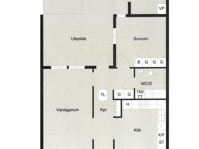2 rums lägenhet i Vankiva 65 m² 5 874 kr