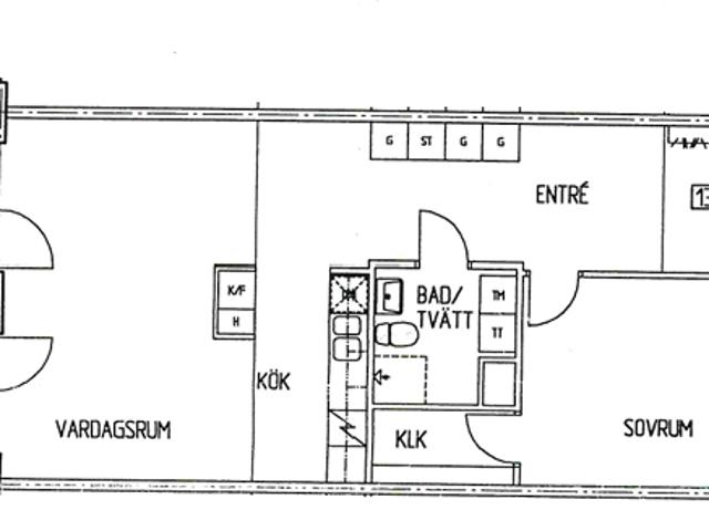 2 rums lägenhet i Älmhult 69 m² 8 744 kr