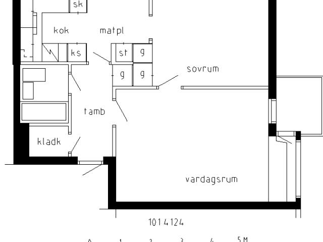 2 rums lägenhet i ANDERSTORP 52 m² 5 683 kr
