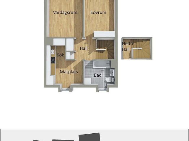 2 rums lägenhet i Ängelholm 63 m² 8 086 kr