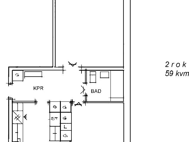 2 rums lägenhet i Arvidsjaur 59 m² 5 198 kr