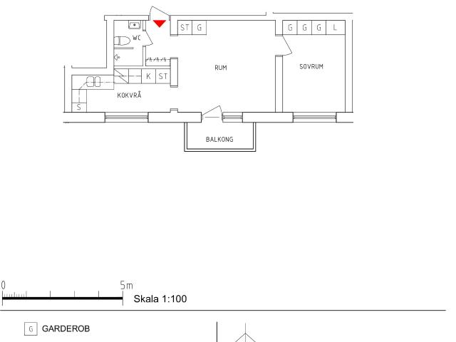 2 rums lägenhet i Arvika 38 m² 4 033 kr