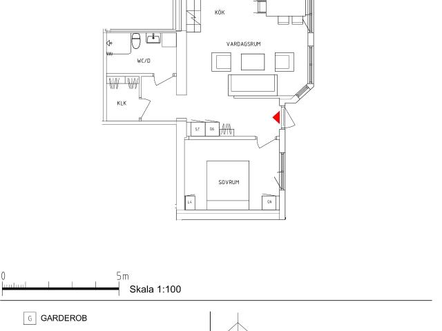 2 rums lägenhet i Arvika 58 m² 7 121 kr