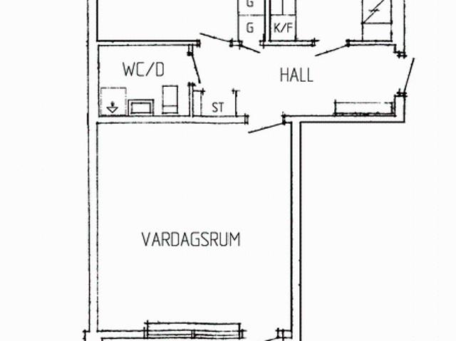 2 rums lägenhet i Höganäs 58 m² 6 370 kr