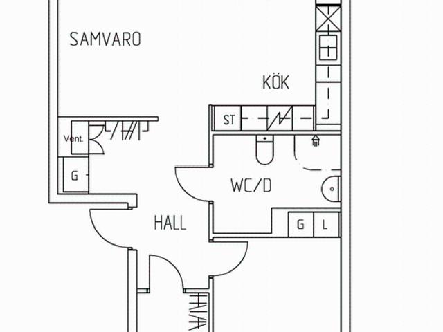 2 rums lägenhet i Höganäs 62 m² 7 837 kr
