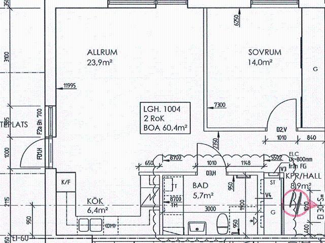 2 rums lägenhet i Malå 60 m² 7 954 kr